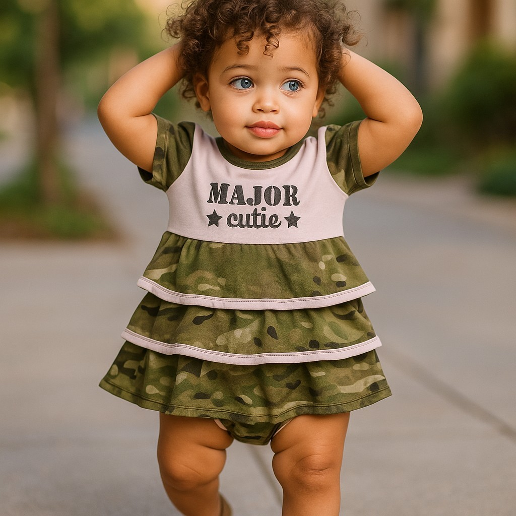 Trooper Clothing Multicam OCP Major Cutie Baby Dress