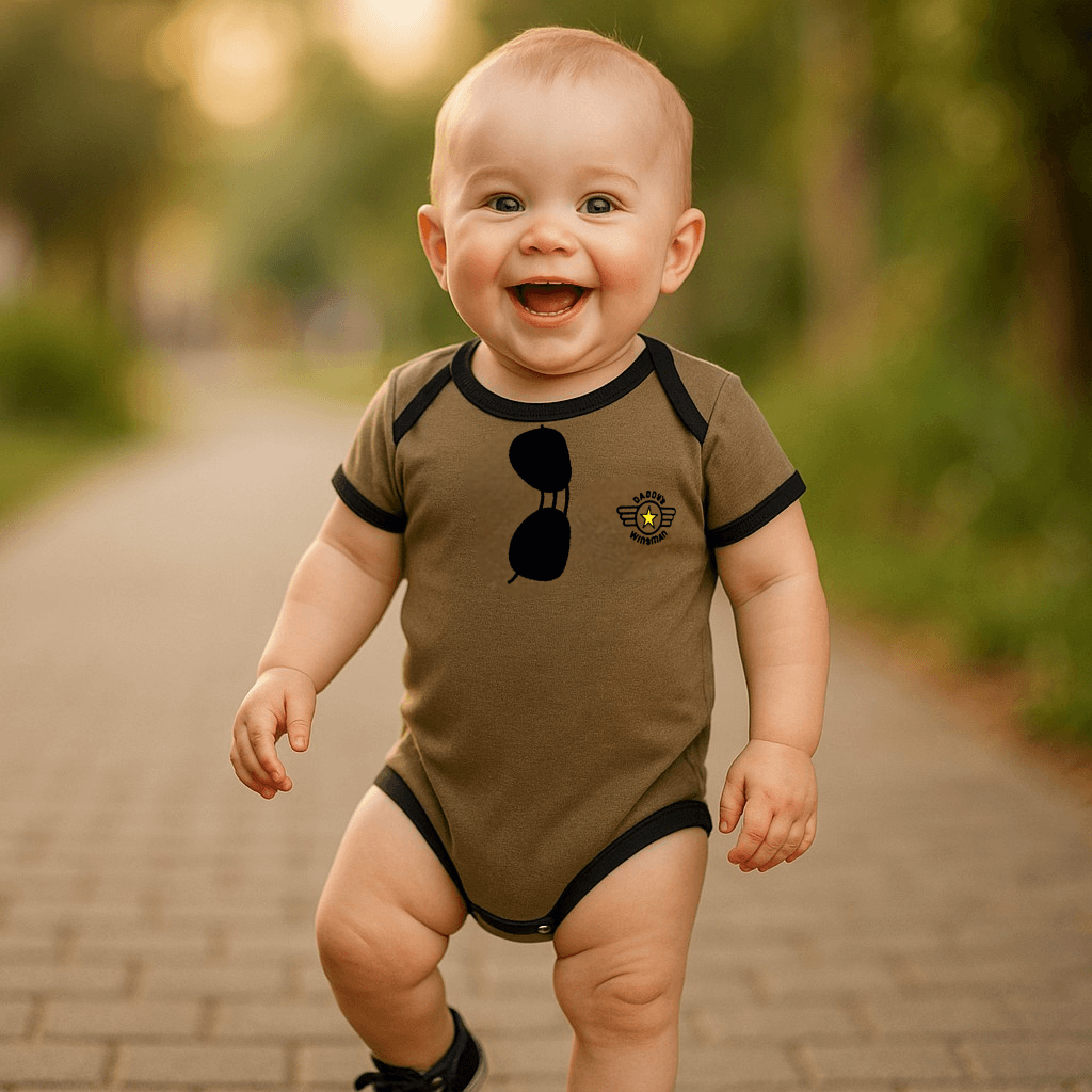 Little Wingman Baby Bodysuit - 0/3mo