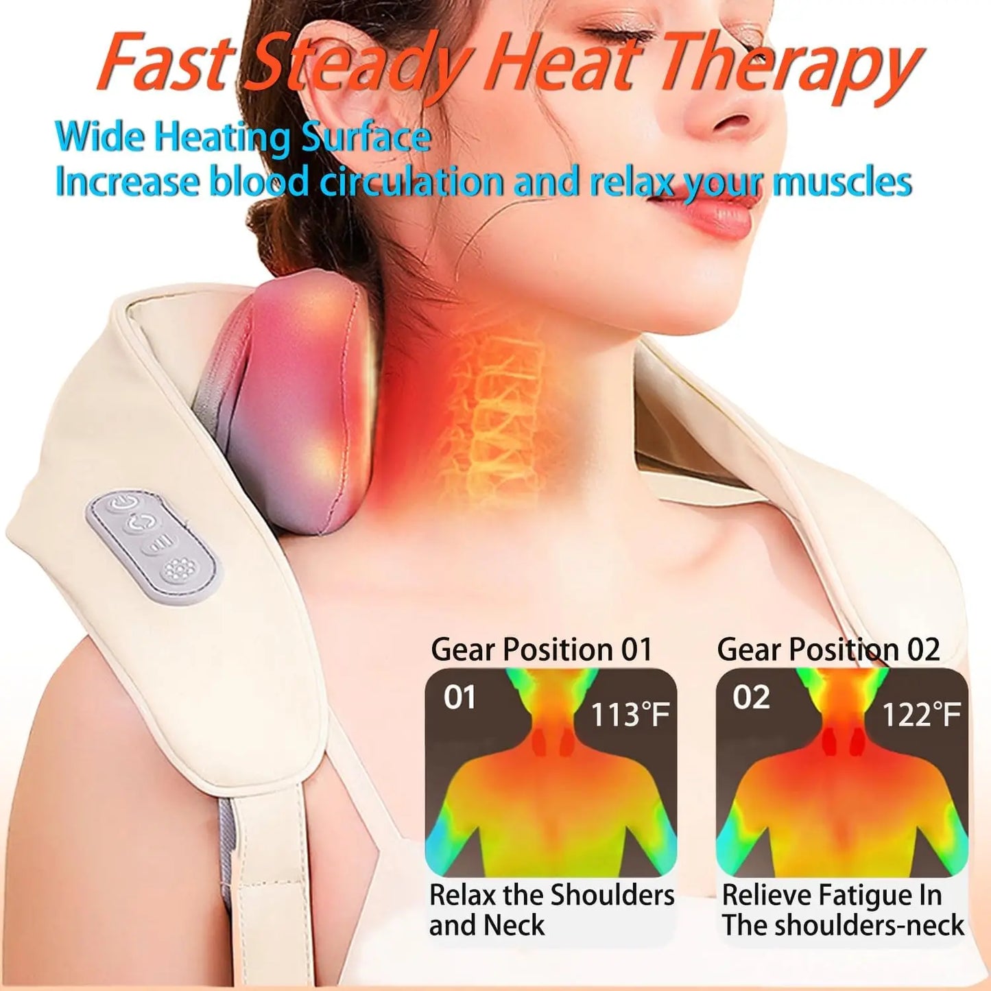 Neck And Shoulder Massager Wireless