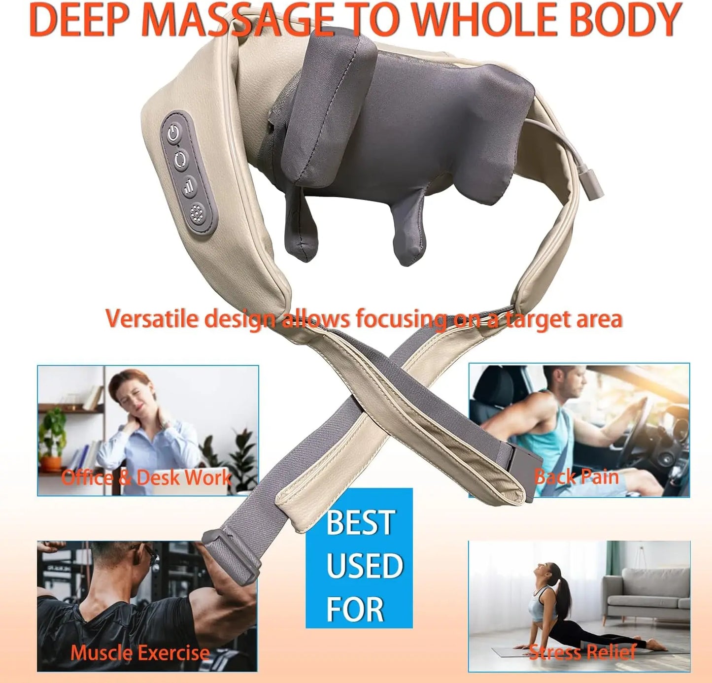 Neck And Shoulder Massager Wireless