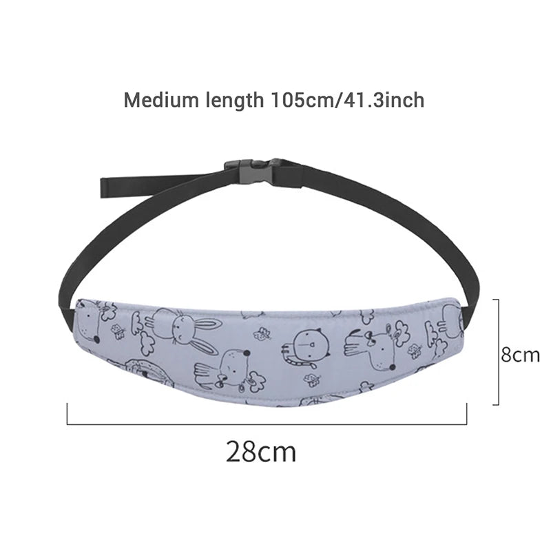 Car Seat Head Support - Adjustable Sleep Positioner