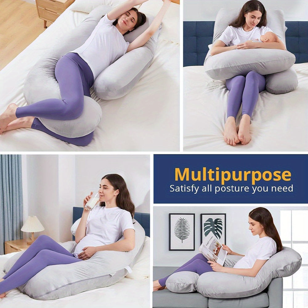 Pregnancy Pillows for Sleeping, U Shaped Body Pillow Side Sleeper Pregnancy Must Haves