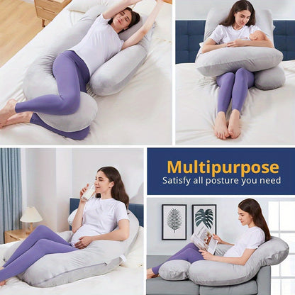 Pregnancy Pillows for Sleeping, U Shaped Body Pillow Side Sleeper Pregnancy Must Haves