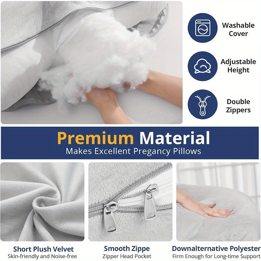 Pregnancy Pillows for Sleeping, U Shaped Body Pillow Side Sleeper Pregnancy Must Haves
