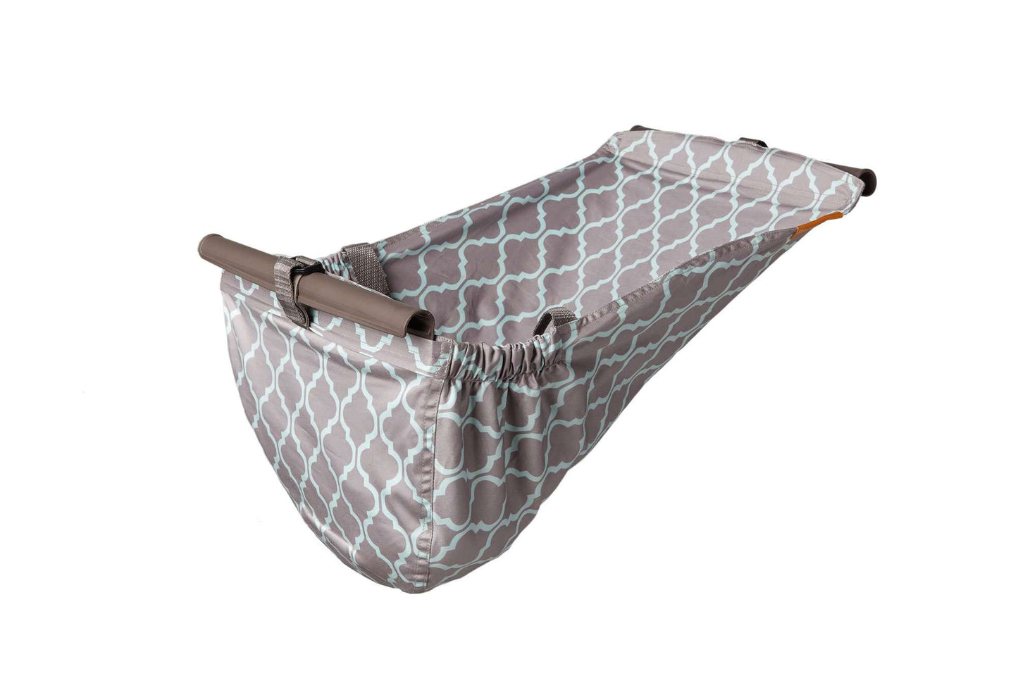 Baby Shopping Cart Hammock | Gray/Aqua