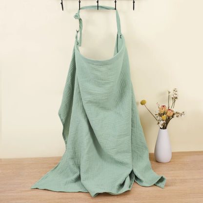 Mother Outing Breastfeeding Cover Cotton Baby Feeding Nursing Covers Adjustable Privacy Breastfeeding Apron Stroller Blanket