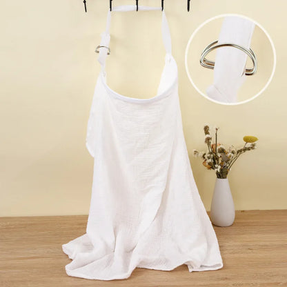 Mother Outing Breastfeeding Cover Cotton Baby Feeding Nursing Covers Adjustable Privacy Breastfeeding Apron Stroller Blanket