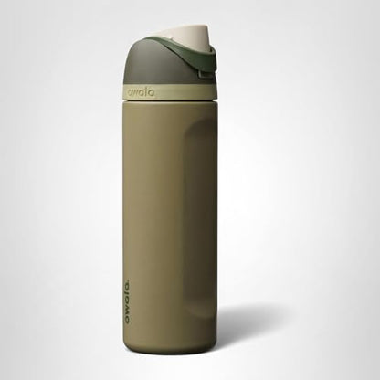 Owala FreeSip Insulated Stainless Steel Water Bottle with Straw for Sports, Travel, and School BPA-Free Sports Water Bottle, 24 oz, Dreamy Field