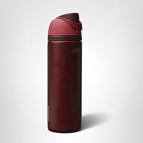 Owala FreeSip Insulated Stainless Steel Water Bottle with Straw for Sports, Travel, and School BPA-Free Sports Water Bottle, 24 oz, Dreamy Field