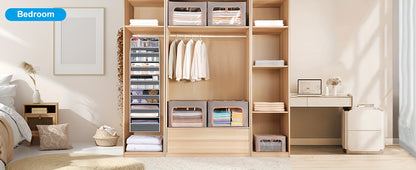 Over Door Hanging Organizer with 6 Large Capacity Pockets for Essentials Nursery Bedroom Bathroom