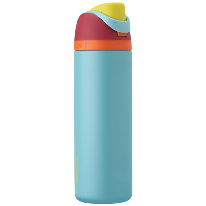Owala FreeSip Insulated Stainless Steel Water Bottle with Straw for Sports, Travel, and School BPA-Free Sports Water Bottle, 24 oz, Dreamy Field
