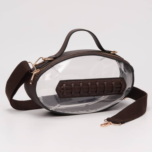 Football Clear Crossbody Bag