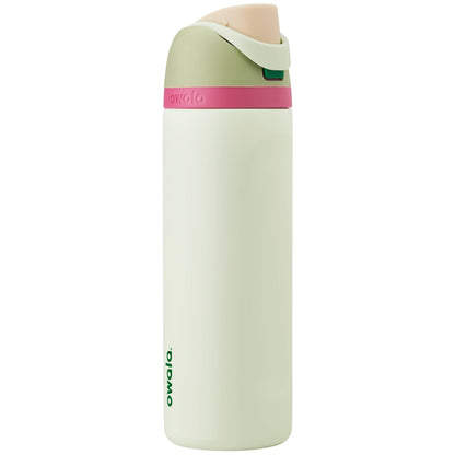 Owala FreeSip Insulated Stainless Steel Water Bottle with Straw for Sports, Travel, and School BPA-Free Sports Water Bottle, 24 oz, Dreamy Field