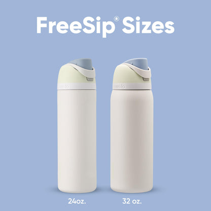 Owala FreeSip Insulated Stainless Steel Water Bottle with Straw for Sports, Travel, and School BPA-Free Sports Water Bottle, 24 oz, Dreamy Field