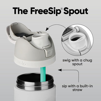 Owala FreeSip Insulated Stainless Steel Water Bottle with Straw for Sports, Travel, and School BPA-Free Sports Water Bottle, 24 oz, Dreamy Field