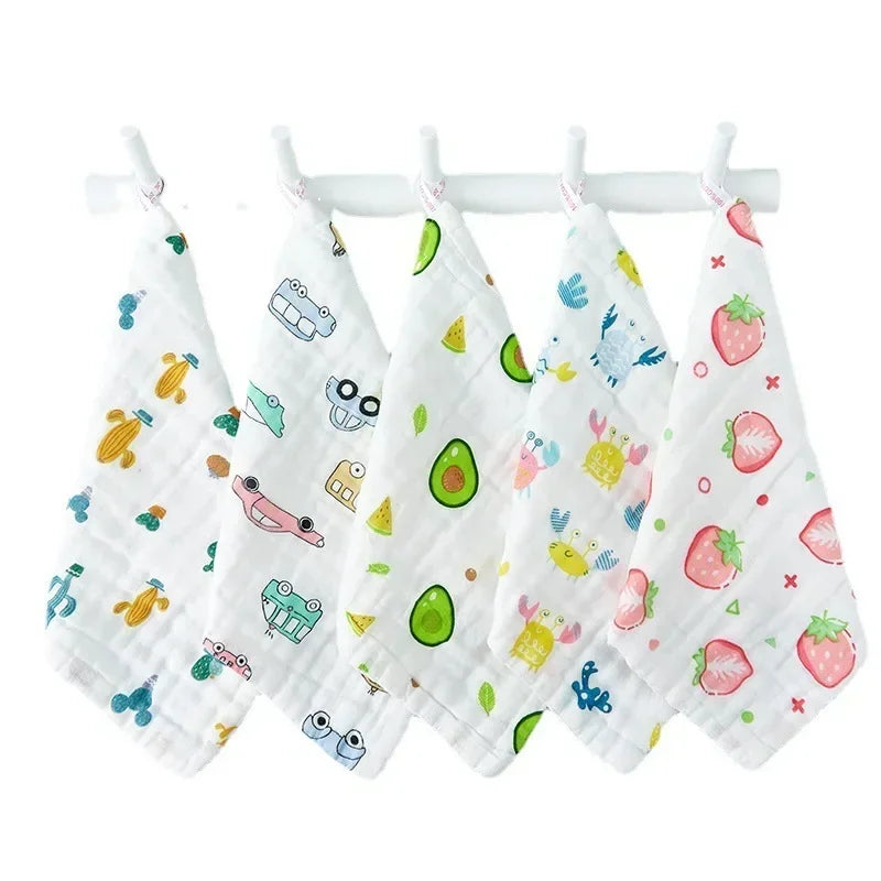 Muslin Soft 5pcs Multipurpose Towel