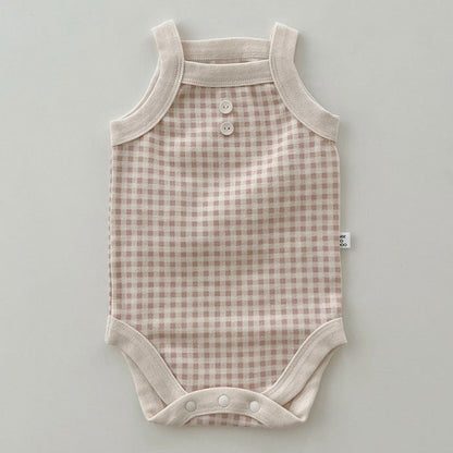 Newborn Cotton Sleeveless Jumpsuit Vest Garments