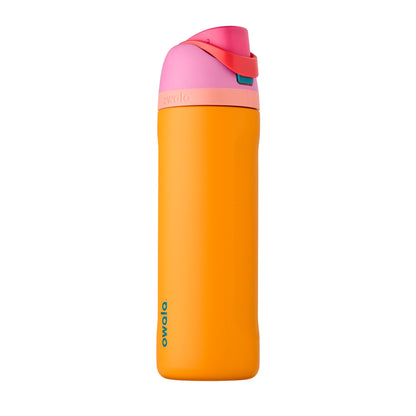 Owala FreeSip Insulated Stainless Steel Water Bottle with Straw for Sports, Travel, and School BPA-Free Sports Water Bottle, 24 oz, Dreamy Field