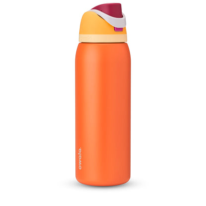 Owala FreeSip Insulated Stainless Steel Water Bottle with Straw for Sports, Travel, and School BPA-Free Sports Water Bottle, 24 oz, Dreamy Field