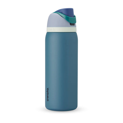 Owala FreeSip Insulated Stainless Steel Water Bottle with Straw for Sports, Travel, and School BPA-Free Sports Water Bottle, 24 oz, Dreamy Field