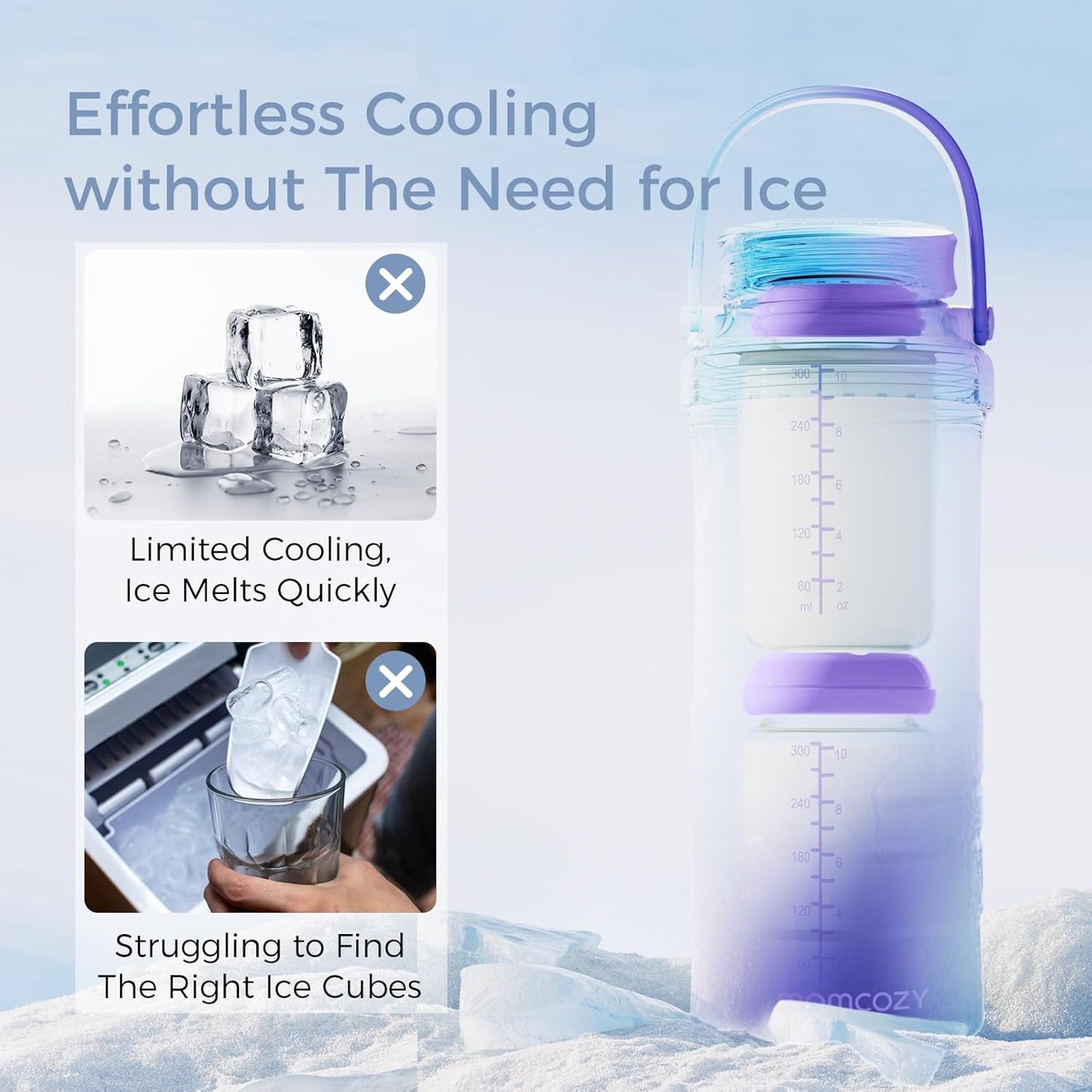 Momcozy 22oz Portable Breast Milk Cooler for Outdoor, Life Saver with 360° Total Cooling for 24 Hours, Larger Capacity Travel Breastmilk Chiller with 2pcs Baby Bottles for Breastmilk Storage, Green
