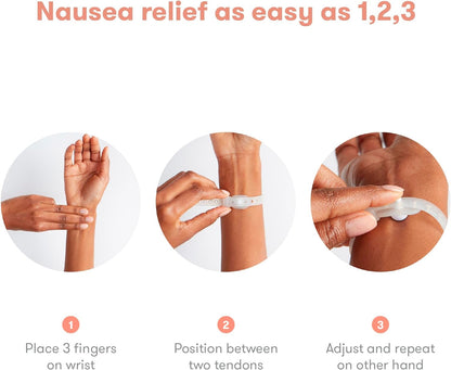 Frida Mom Nausea Bands for Morning Sickness Relief, 24/7 Support & Therapy