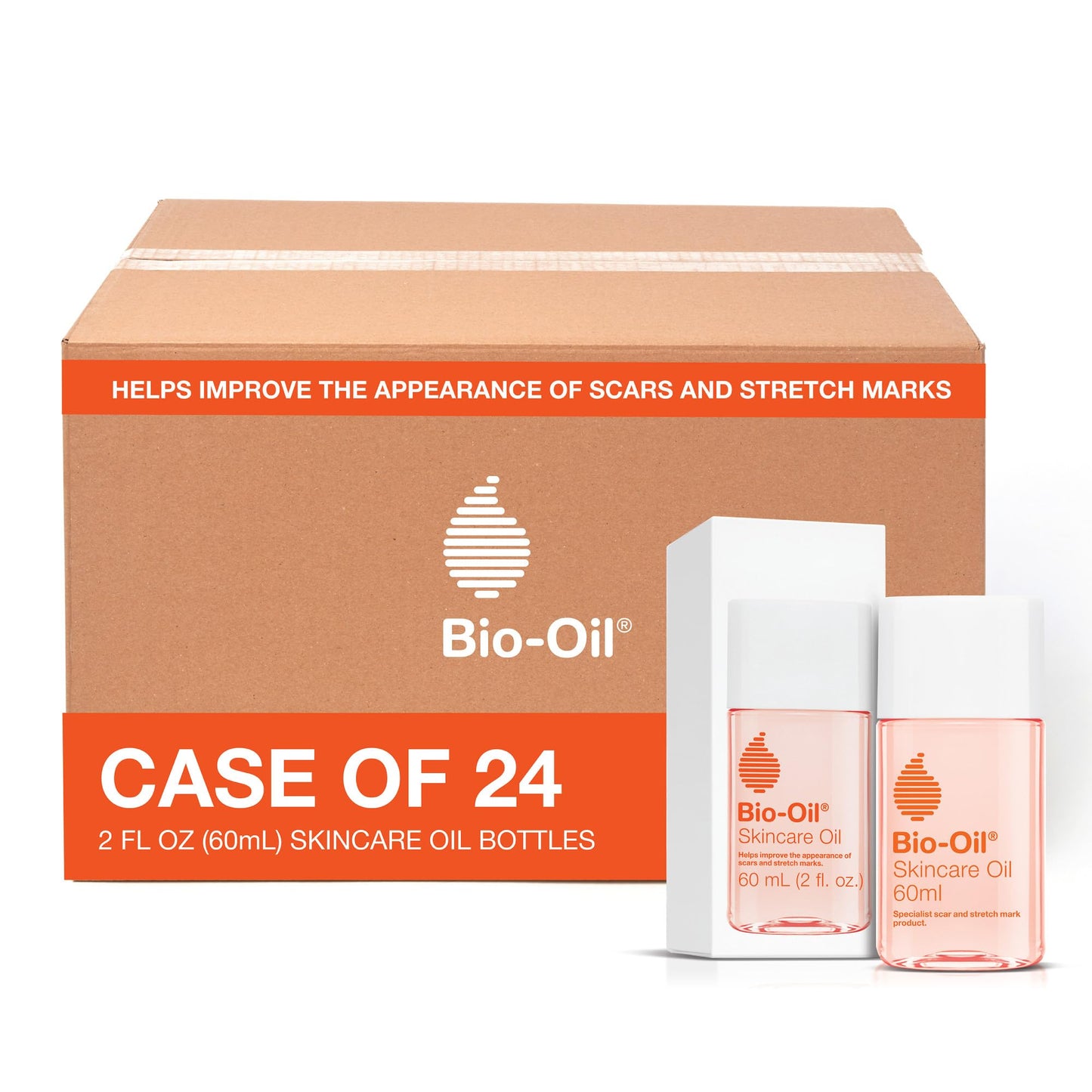 Bio-Oil Skincare Body Oil Serum for Scars and Stretch Marks, Face and Body Moisturizer with Vitamin E & A for Sensitive Dry Skin, Dermatologist Recommended, Non-Comedogenic, 4.2 Oz