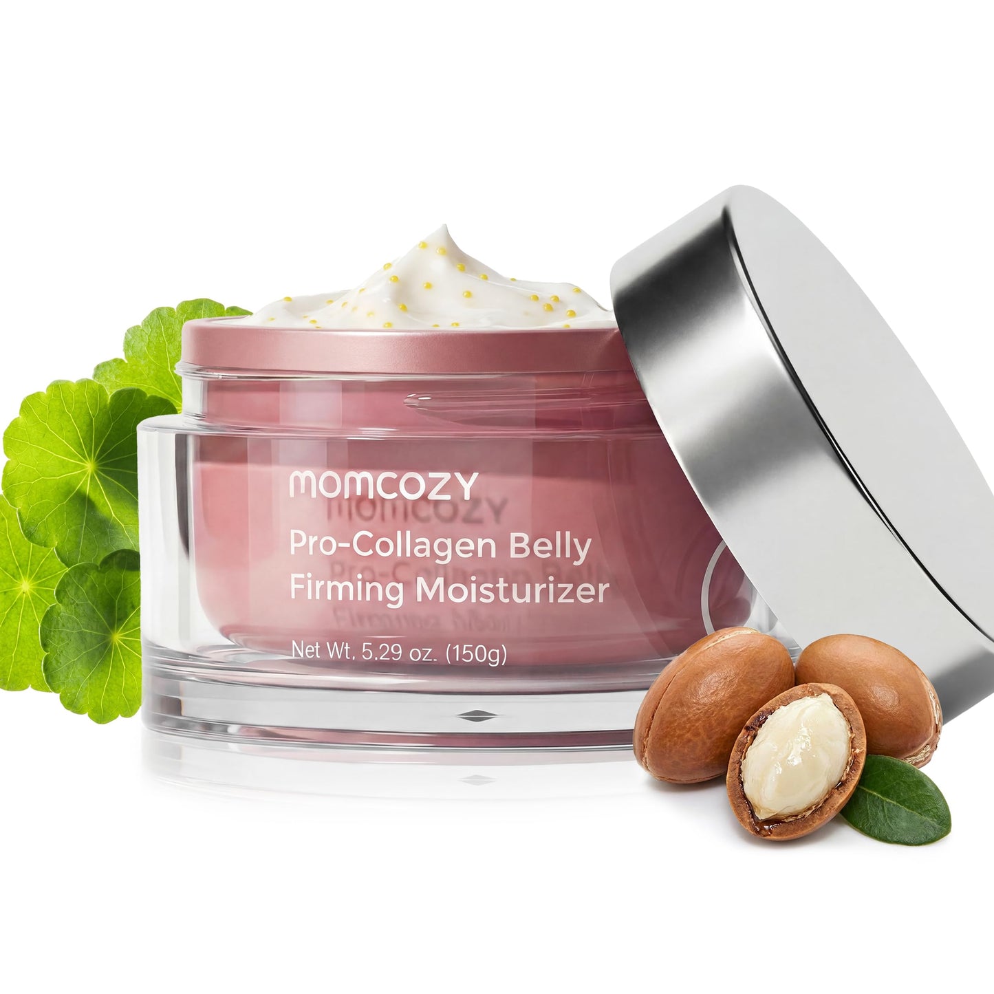 Momcozy Stretch Mark Prevention Cream for Pregnant Women, Travel Size Belly Moisturizer for Dry Skin, Peptides & Shea Butter, Maternity Care, 1.06 oz (30g)