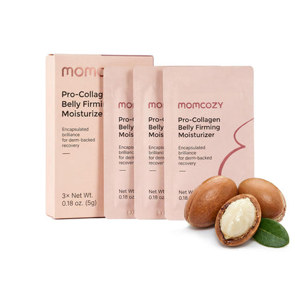 Momcozy Stretch Mark Prevention Cream for Pregnant Women, Travel Size Belly Moisturizer for Dry Skin, Peptides & Shea Butter, Maternity Care, 1.06 oz (30g)