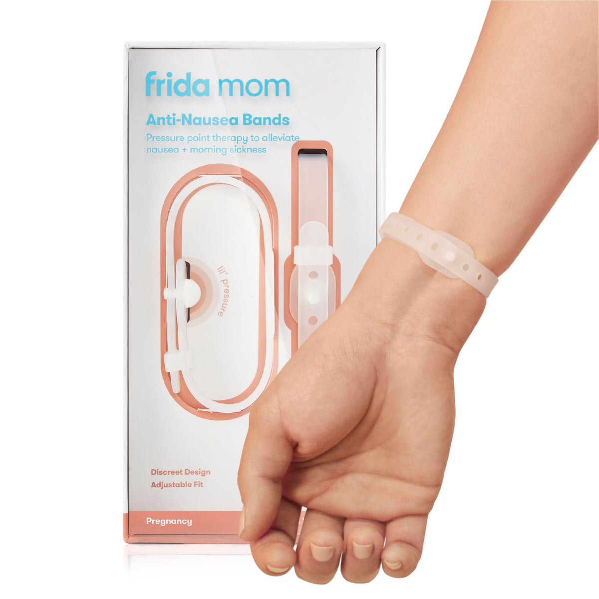 Frida Mom Nausea Bands for Morning Sickness Relief, 24/7 Support & Therapy