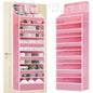 Over Door Hanging Organizer with 6 Large Capacity Pockets for Essentials Nursery Bedroom Bathroom
