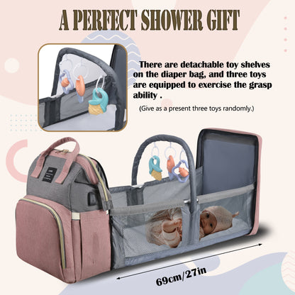 Diaper Bag Backpack With Changing Station