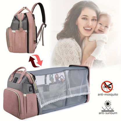 Diaper Bag Backpack With Changing Station