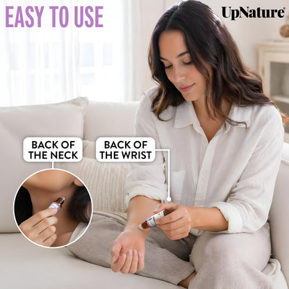 UpNature Peppermint Oil Roll On for Pregnancy Nausea & Morning Sickness