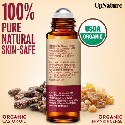 UpNature Peppermint Oil Roll On for Pregnancy Nausea & Morning Sickness