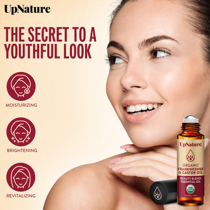 UpNature Peppermint Oil Roll On for Pregnancy Nausea & Morning Sickness