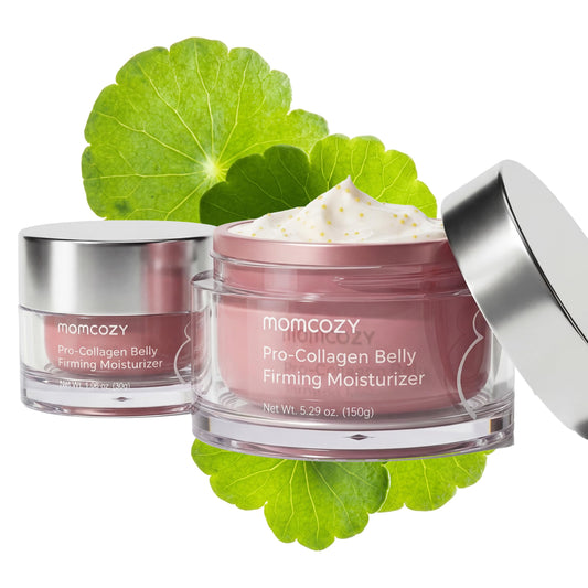 Momcozy Stretch Mark Prevention Cream for Pregnant Women, Travel Size Belly Moisturizer for Dry Skin, Peptides & Shea Butter, Maternity Care, 1.06 oz (30g)