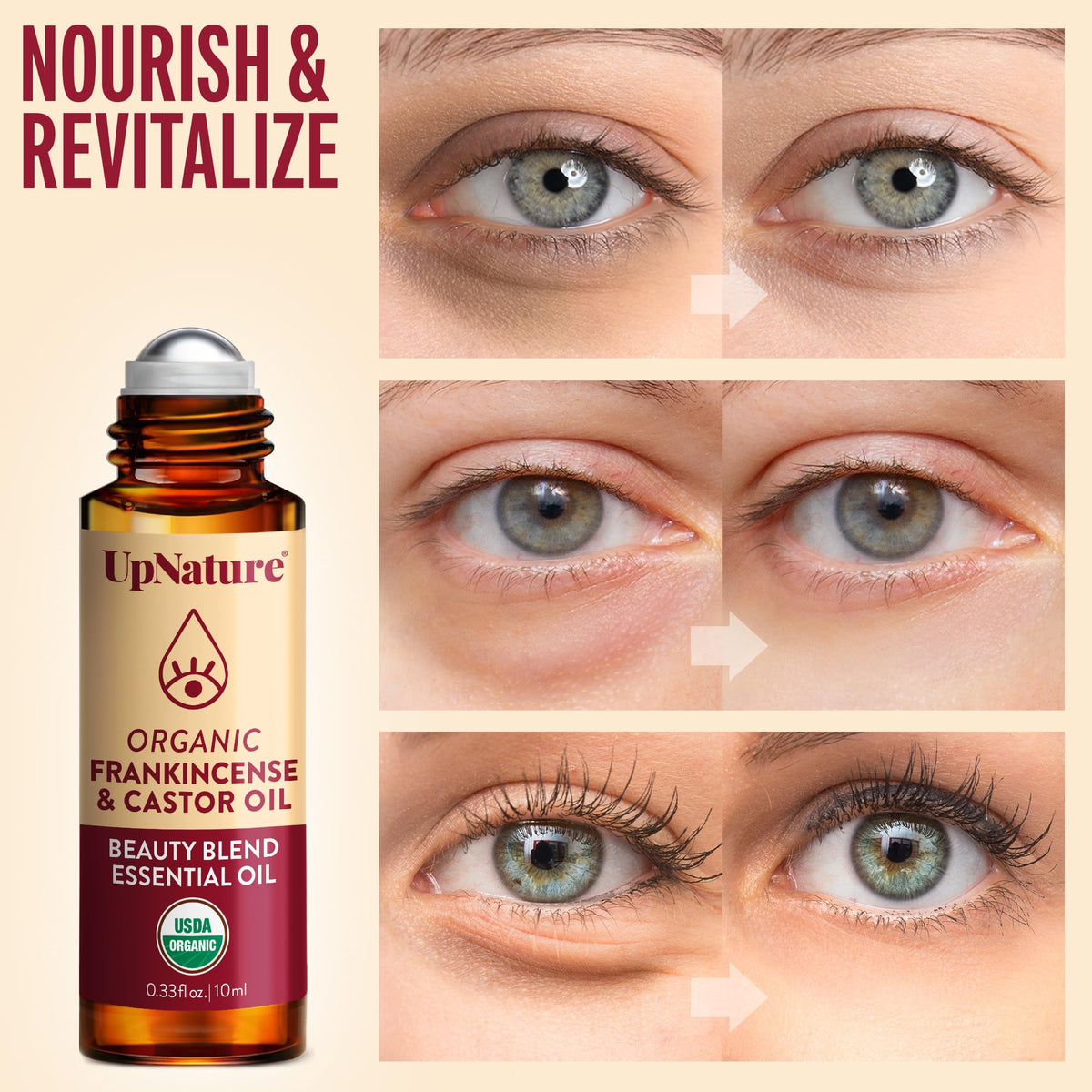 UpNature Peppermint Oil Roll On for Pregnancy Nausea & Morning Sickness