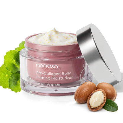 Momcozy Stretch Mark Prevention Cream for Pregnant Women, Travel Size Belly Moisturizer for Dry Skin, Peptides & Shea Butter, Maternity Care, 1.06 oz (30g)