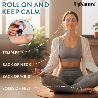UpNature Peppermint Oil Roll On for Pregnancy Nausea & Morning Sickness