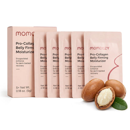 Momcozy Stretch Mark Prevention Cream for Pregnant Women, Travel Size Belly Moisturizer for Dry Skin, Peptides & Shea Butter, Maternity Care, 1.06 oz (30g)