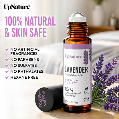 UpNature Peppermint Oil Roll On for Pregnancy Nausea & Morning Sickness