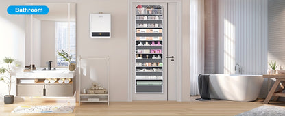 Over Door Hanging Organizer with 6 Large Capacity Pockets for Essentials Nursery Bedroom Bathroom