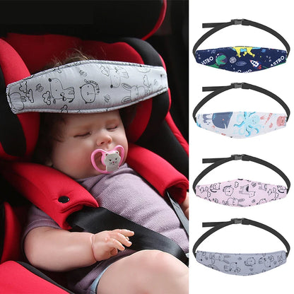 Car Seat Head Support - Adjustable Sleep Positioner