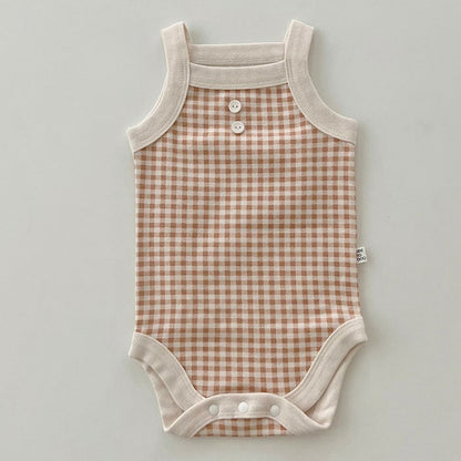 Newborn Cotton Sleeveless Jumpsuit Vest Garments