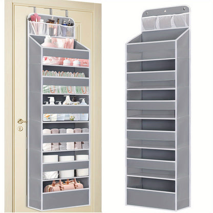 Over Door Hanging Organizer with 6 Large Capacity Pockets for Essentials Nursery Bedroom Bathroom