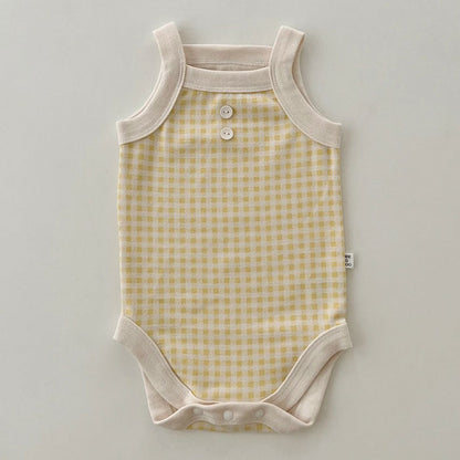 Newborn Cotton Sleeveless Jumpsuit Vest Garments