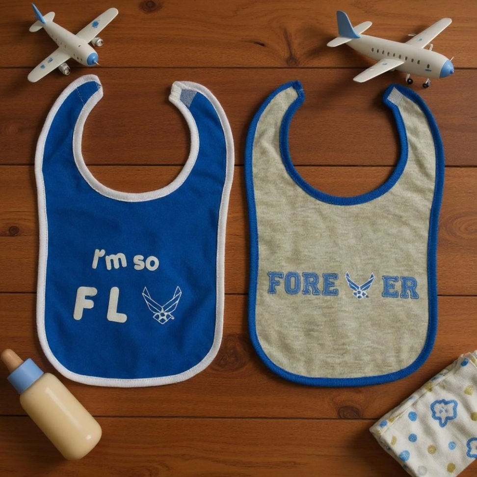 Air Force Bibs - 2 Pack
