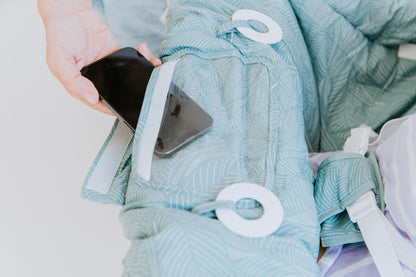 Baby Shopping Cart Cover | Sage Leaves