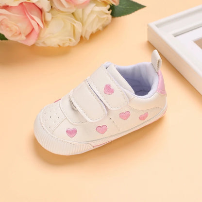 Newborn Infant White Soft-soled Sneaker